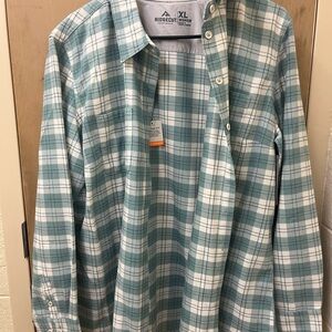 Men's Green Plaid Shirt